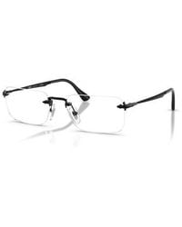 Persol - 55Mm Rectangle Optical Glasses - Lyst