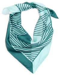 Nordstrom - Printed Square Silk Scarf - Lyst