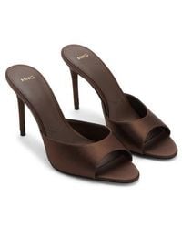 Mango - Satin Sandal - Lyst