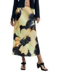 Desigual - A-Line Midi Skirt - Lyst