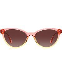 Kate Spade - Adeline 55mm Gradient Cat Eye Sunglasses - Lyst