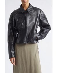 Paloma Wool - Banui Fitted Leather Jacket - Lyst