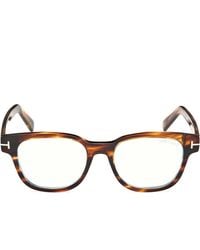 Tom Ford - 50Mm Square Light Blocking Glasses - Lyst