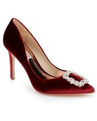 Badgley Mischka - Cher Crystal Embellished Pump - Lyst