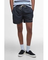 Barbour - Staple Logo Swim Trunks - Lyst