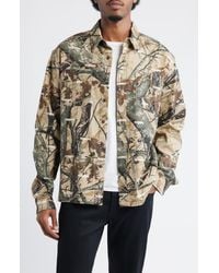 Pleasures - Sensation Hunting Camouflage Hunting Button-Up Shirt - Lyst