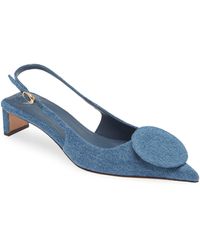 Jacquemus - Mismatched Pointed Toe Slingback Pumps - Lyst
