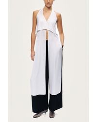 Nocturne - Layered Halter Blouse - Lyst