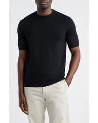 Aurélien - Cashwool Short Sleeve Crewneck Sweater - Lyst
