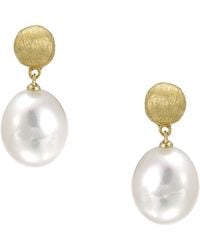 Marco Bicego - Africa 18k & Pearl Small Drop Earrings At Nordstrom - Lyst
