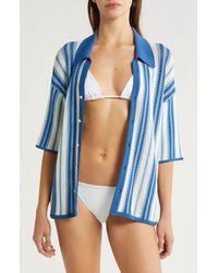 Solid & Striped - The Dahlia Cover-up Top - Lyst
