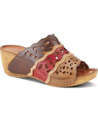 Spring Step - Footy Wedge Sandal - Lyst