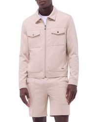 Bugatchi - Soft Touch Zip Knit Shirt Jacket - Lyst