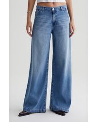 AG Jeans - Stella Low Slung Palazzo Jeans - Lyst