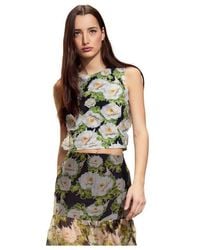 Cynthia Rowley - Cornelia Flower Applique Top - Lyst