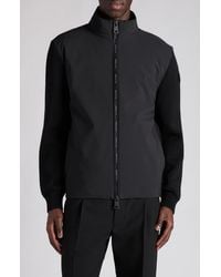 Moncler - Mixed Media Down Jacket - Lyst