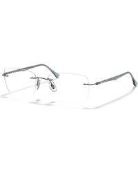 Ray-Ban - 52Mm Rectangle Optical Glasses - Lyst