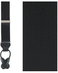 Trafalgar - Dutton Solid Color Silk Button End Suspenders - Lyst