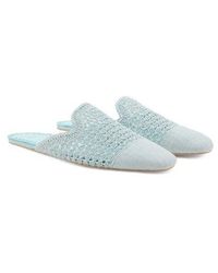 Mango - Crochet Indoor Mule Slipper - Lyst