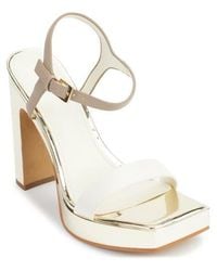 DKNY - Maiden Ankle Strap Platform Sandal - Lyst