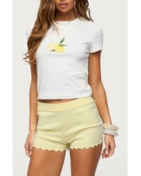 Edikted - Lemon Patch Baby T-Shirt - Lyst