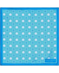 Robert Talbott - York Geo Herringbone Pocket Square - Lyst