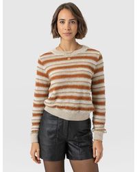 Saint + Sofia - Fearne Knit Long Sleeve Tee - Lyst