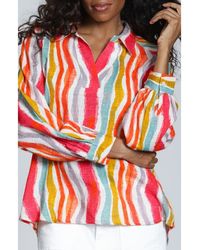 Apny - Stripe Pullover Shirt - Lyst