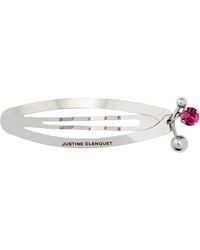 Justine Clenquet Andrew Hair Clip in White | Lyst