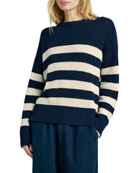 Faherty - Miramar Stripe Linen & Organic Cotton Sweater - Lyst