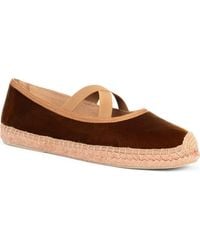 Penelope Chilvers - Chico Velvet Espadrille Flat - Lyst