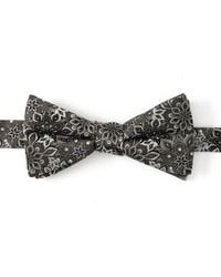 Cufflinks Inc. - Kaleido Floral Charcoal Silk Bow Tie - Lyst