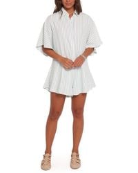Petal & Pup - Sebastian Stripe Romper - Lyst