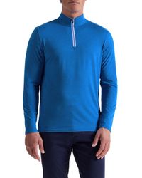 Bugatchi - Quarter Zip Pullover - Lyst