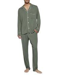 Eberjey - William Stretch Tencel Modal Long Pajamas - Lyst