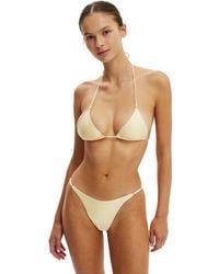 Cotton On - Micro String Triangle Bikini Top - Lyst