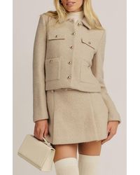 Reformation - Marin Wool Blend Jacket - Lyst