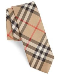 Burberry - Manston Check Silk Tie - Lyst