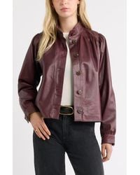 Treasure & Bond - Leather Swing Jacket - Lyst