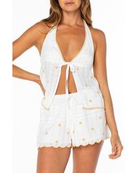Roxy - Fairweather Halter Top - Lyst
