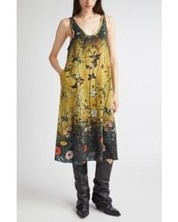 R13 - Floral Print Tank Dress - Lyst