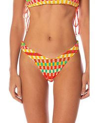 Maaji - Golden Gambit Splendor Reversible Bikini Bottoms - Lyst
