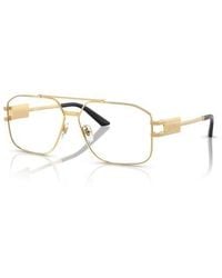 Versace - 59Mm Square Optical Glasses - Lyst