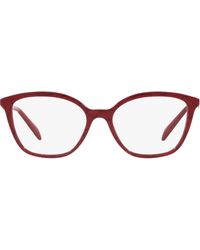 Prada - 52Mm Butterfly Optical Glasses - Lyst