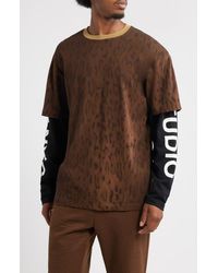 Saint Studio - Preda Layered Look T-Shirt - Lyst