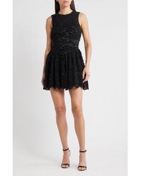 Likely - Elisie Lace Fit & Flare Cocktail Dress - Lyst