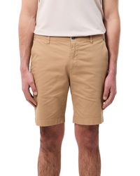 Psycho Bunny - Diego Flat Front Stretch Cotton Chino Shorts - Lyst