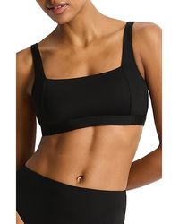 Sea Level - Square Neck Bralette Bikini Top - Lyst