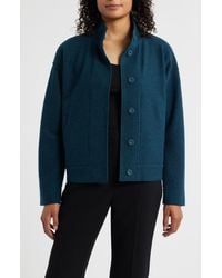 Eileen Fisher - Boiled Wool Jacket - Lyst