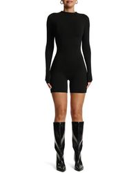 Naked Wardrobe - Nw Sculpt Romper - Lyst